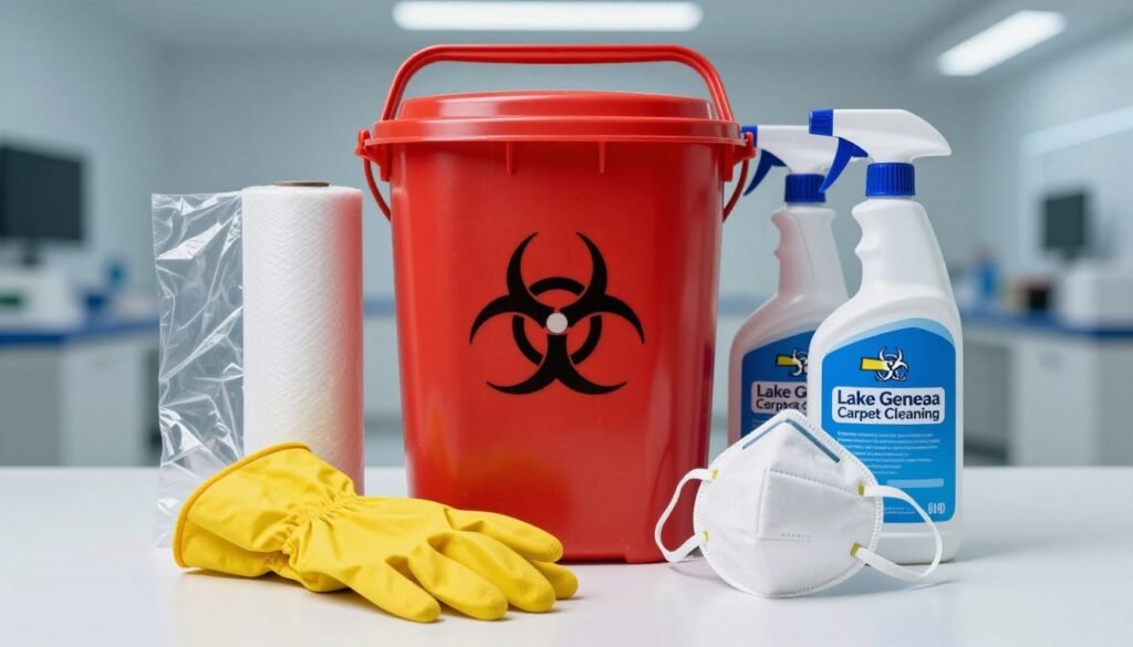 biohazard cleanup safety equipment