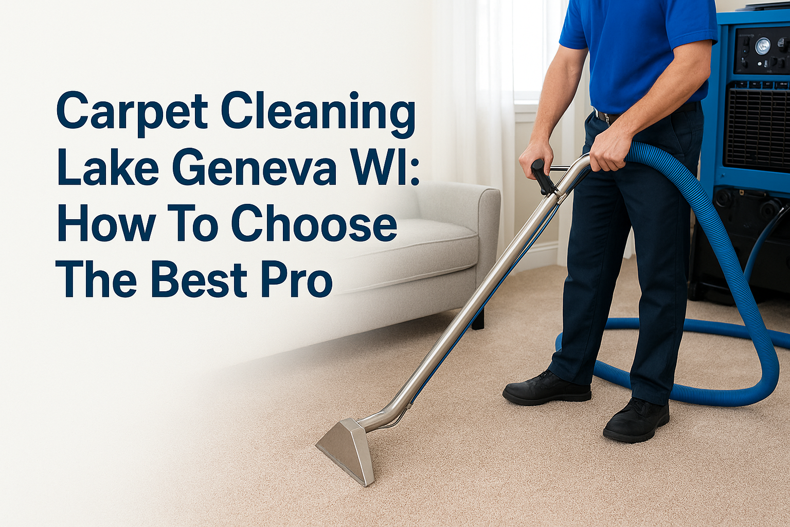 Carpet Cleaning Lake Geneva WI: How To Choose The Best Pro