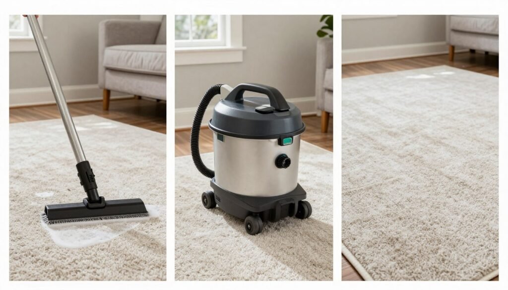 Lake Geneva carpet cleaning process demonstration
