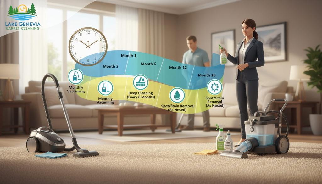 carpet cleaning timeline
