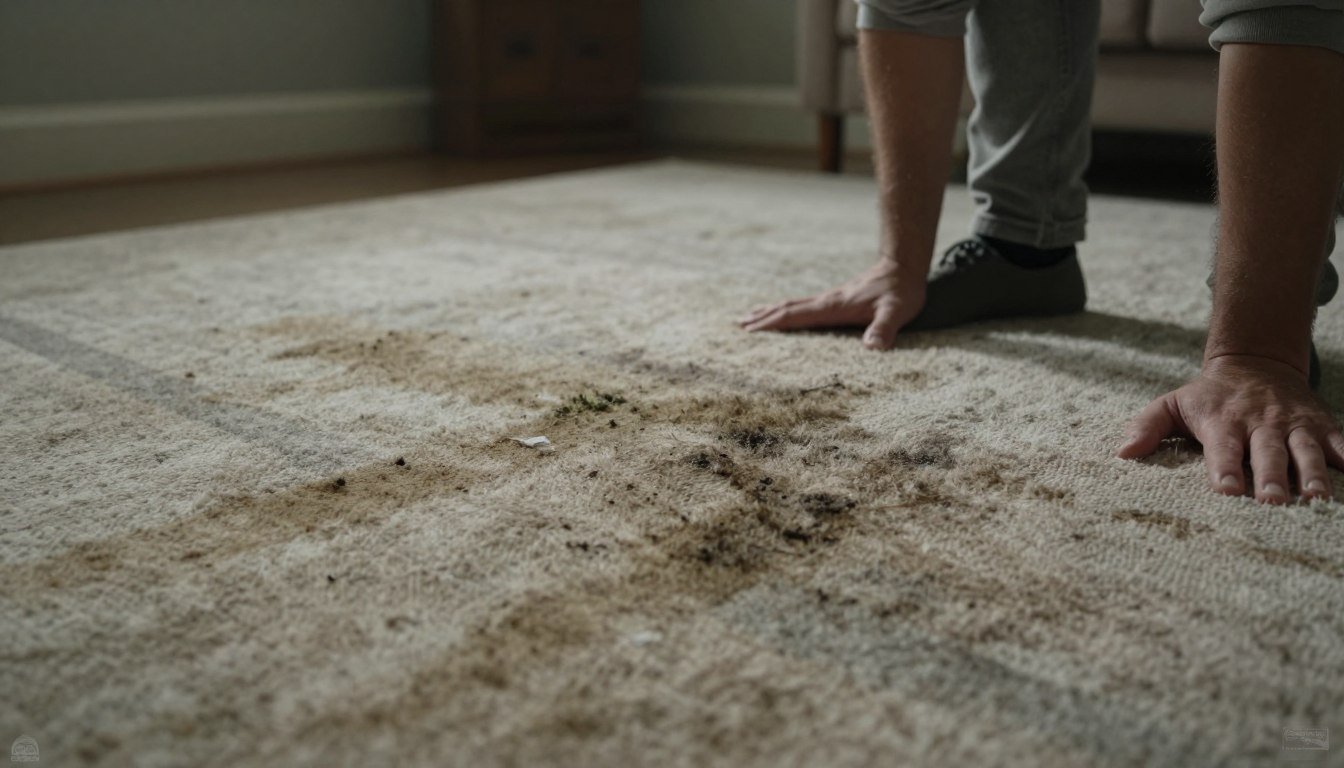 terrible carpet cleaning done by a dry carpet cleaning method