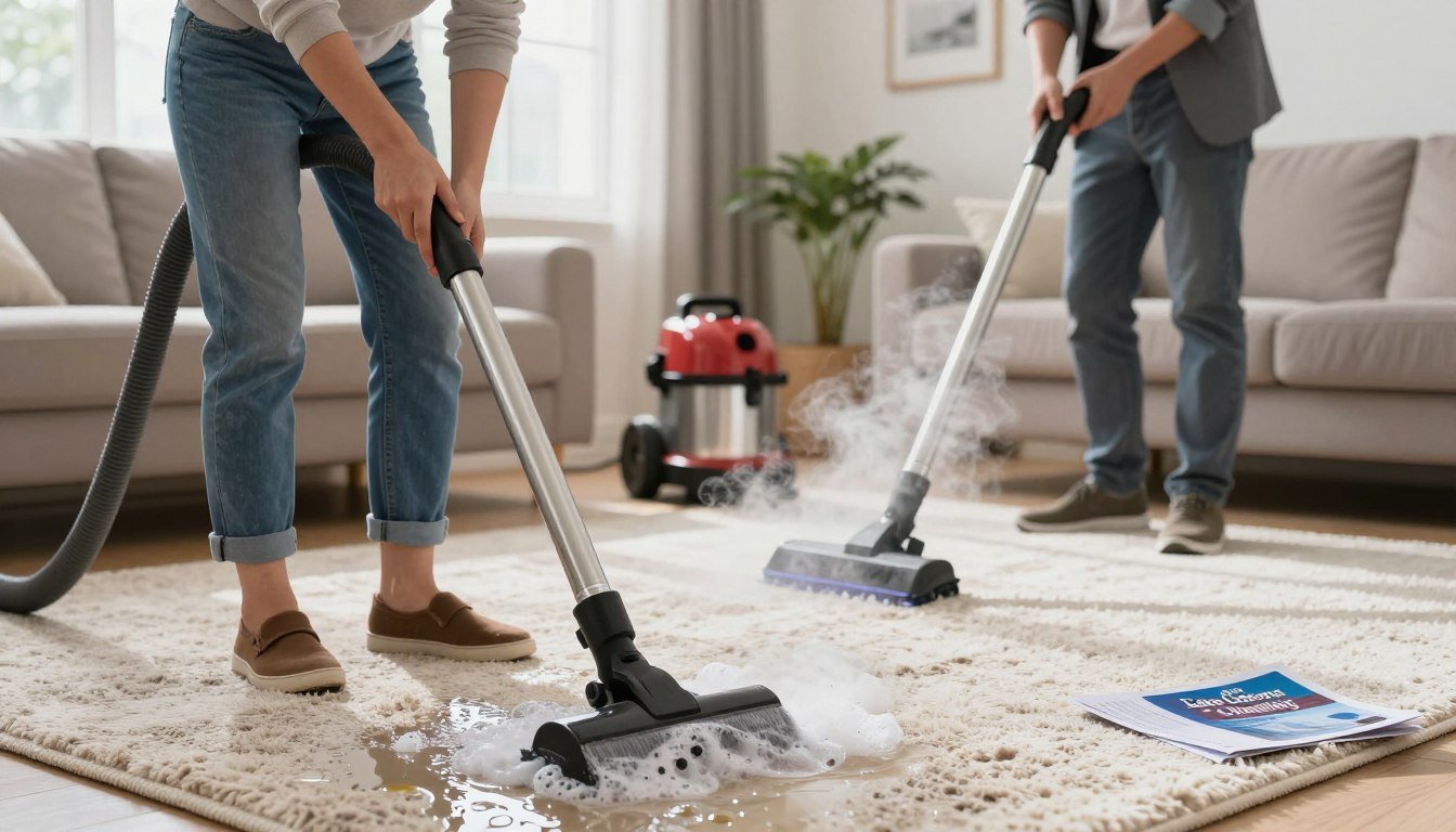 Is it better to shampoo or steam clean carpets?