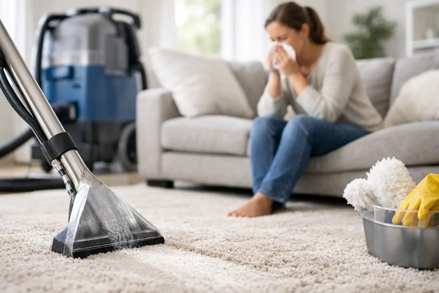 Carpet Cleaning for Allergy Sufferers in Burlington Wi