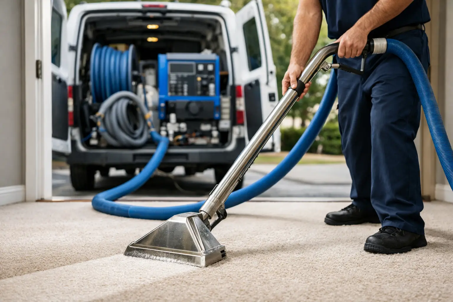 How Truckmounted Carpet Cleaning Works in Lake Geneva