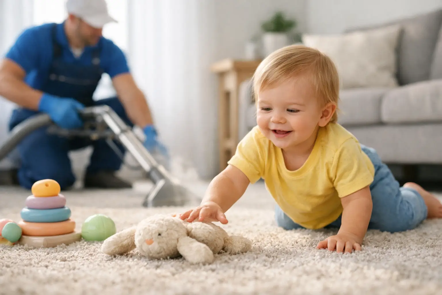 What Makes Carpet Cleaning Child Safe in Lake Geneva Wi?