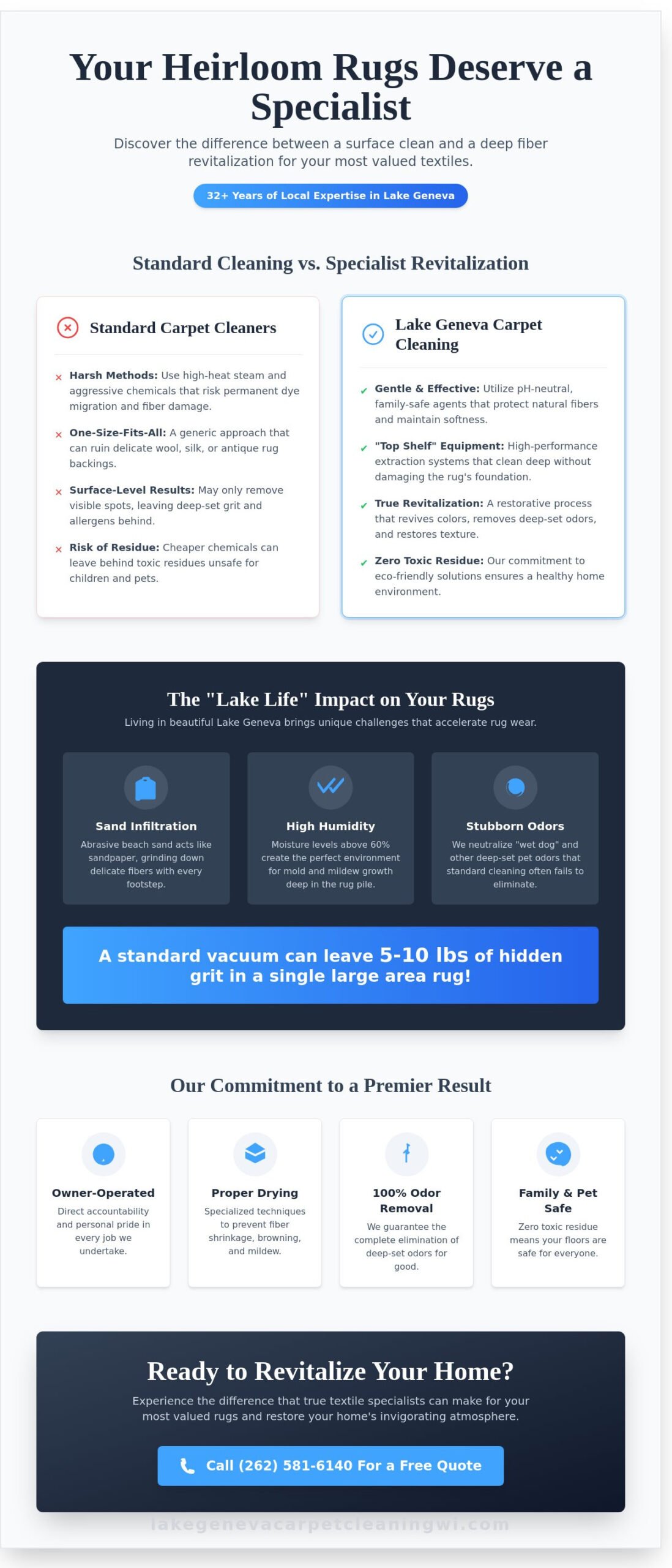 Area Rug Cleaning Specialists in Lake Geneva, WI: A Homeowner’s Buying Guide