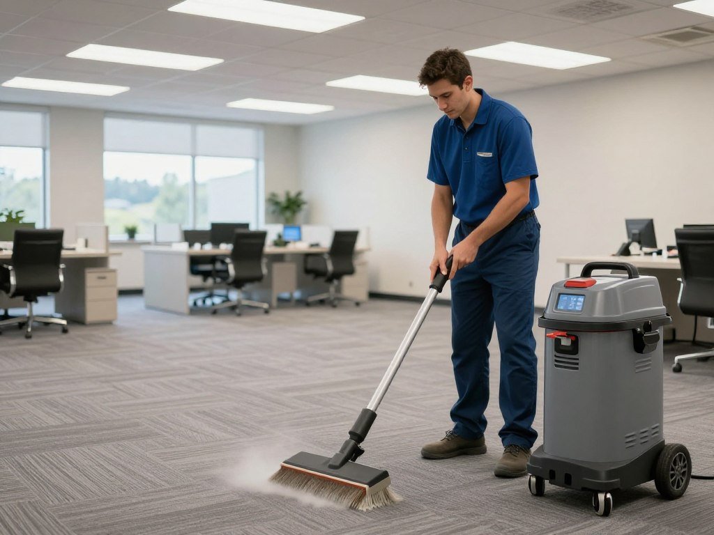 Commercial office carpet cleaning services