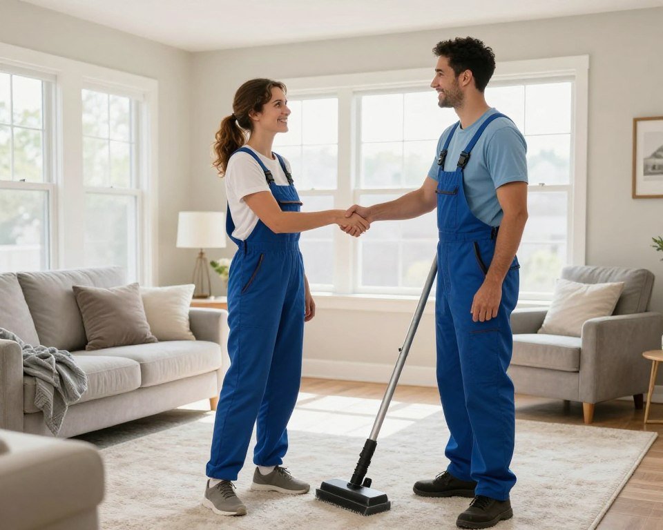 Customer satisfaction guarantee for carpet cleaning services