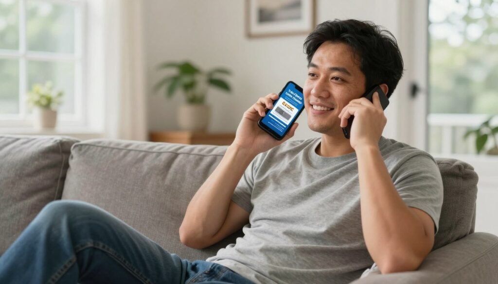 Homeowner calling for free carpet cleaning quote in Burlington