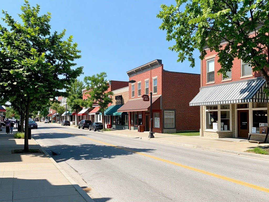 Lake Geneva Wisconsin downtown area showing local businesses and community