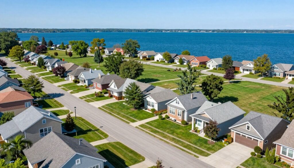 Lake Geneva Wisconsin residential area served by carpet cleaning company