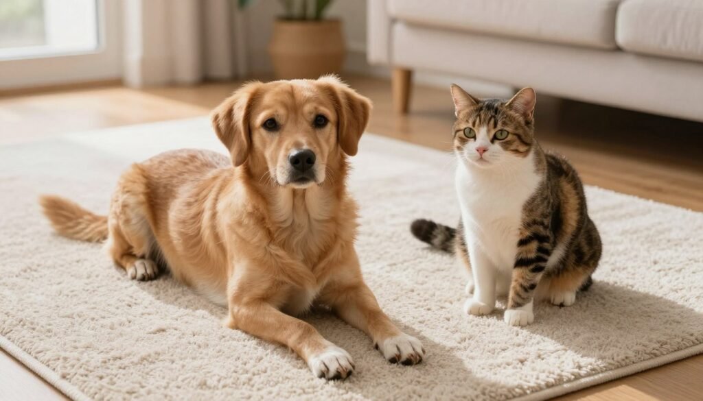 Pet-friendly carpet cleaning safe for dogs and cats