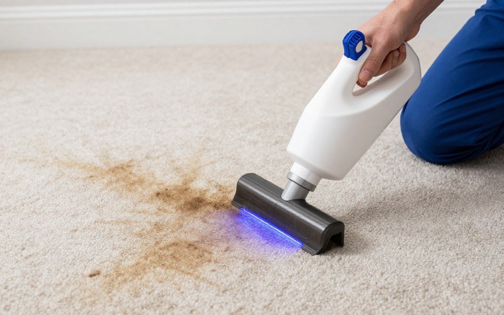 Pet stain and odor removal treatment process