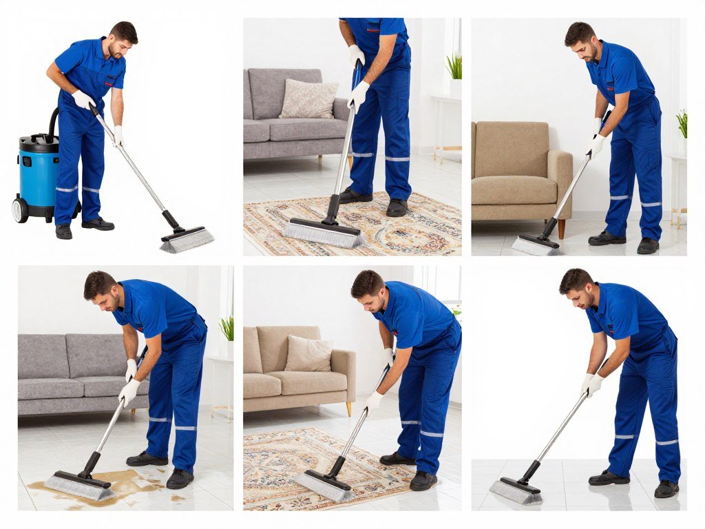Various carpet cleaning services including upholstery and area rug cleaning