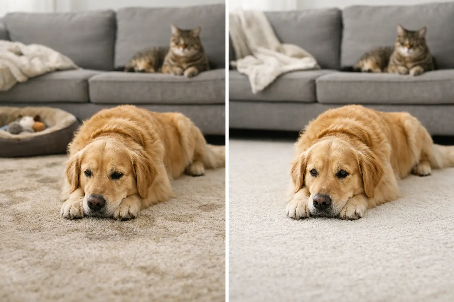 Proven Pet Odor Removal Before and After Results