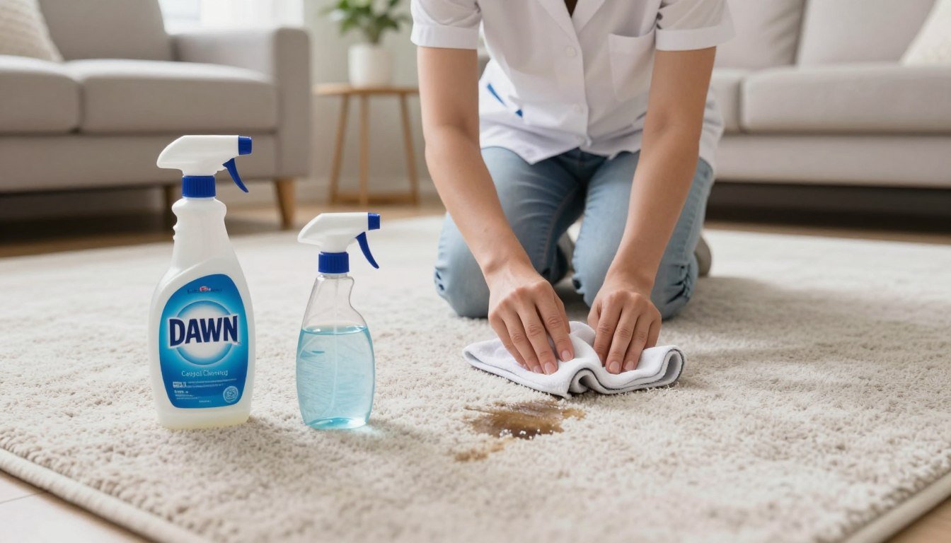 Can I use Dawn dishsoap to clean my carpet? Homeowners guide in Lake Geneva Wi