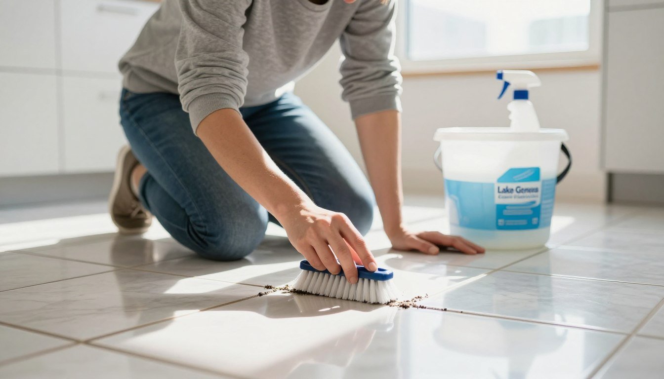 How to clean tile/grout when you are not a professional?